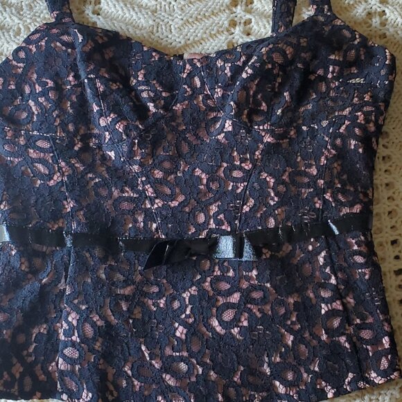 Nanette lepore vintage corset top lace - Picture 3 of 6